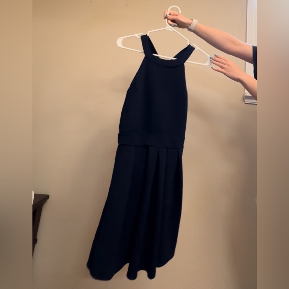 cute dark blue dress
